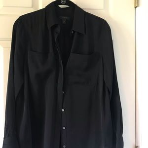 JCrew silk blouse - black